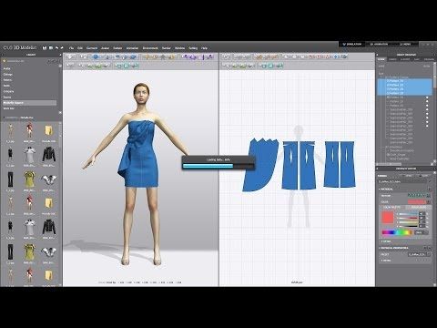 CLO3D Software Interface
